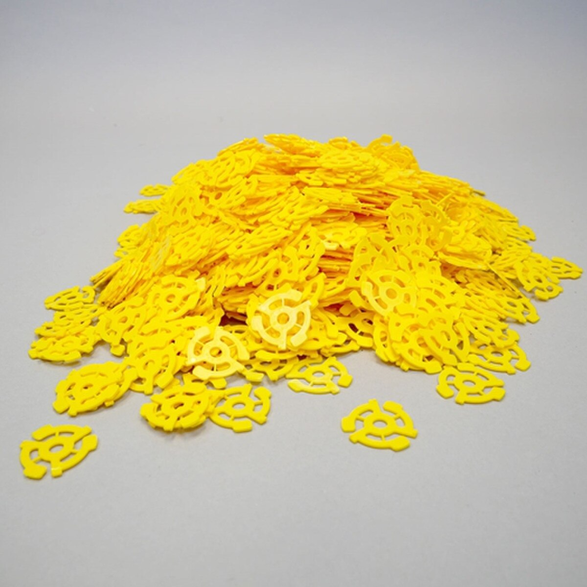Bulk packed 45rpm Record Yellow Pla